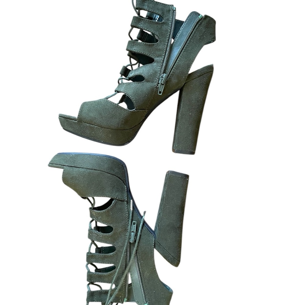 Olive Green Heels